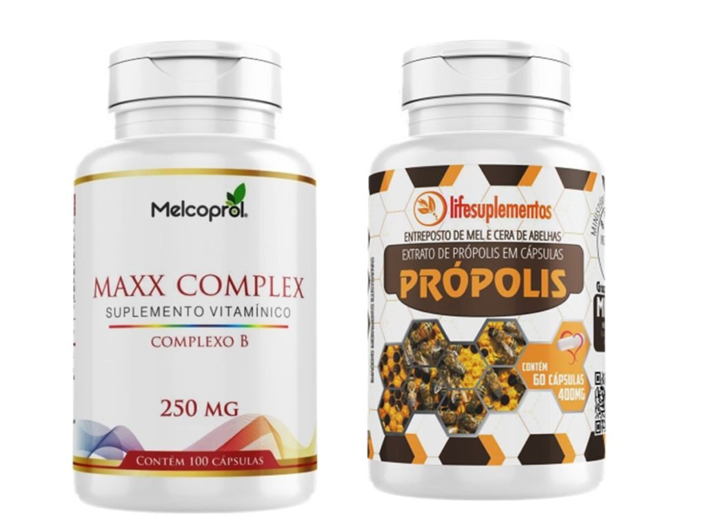 1 Maxx Complex 100 caps 250 mg + 1 Propolis 60 caps 400mg